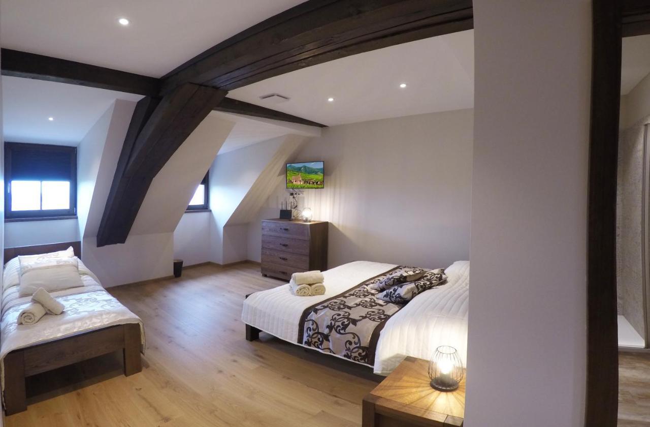 Appartamento Au Nid De Cigogne Zellenberg Esterno foto